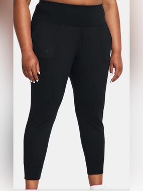 Under Armour Womens UA Motion Joggers Black Fitted
